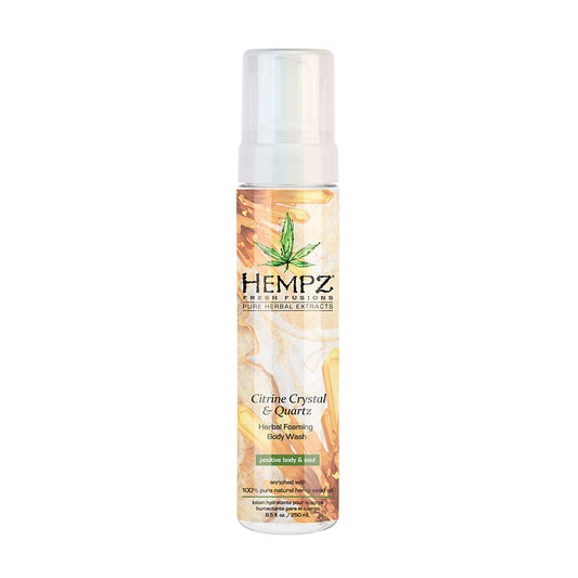 Hempz Citrine Crystal & Quartz Foaming Body Wash (8.5oz) – 9 LEFT!