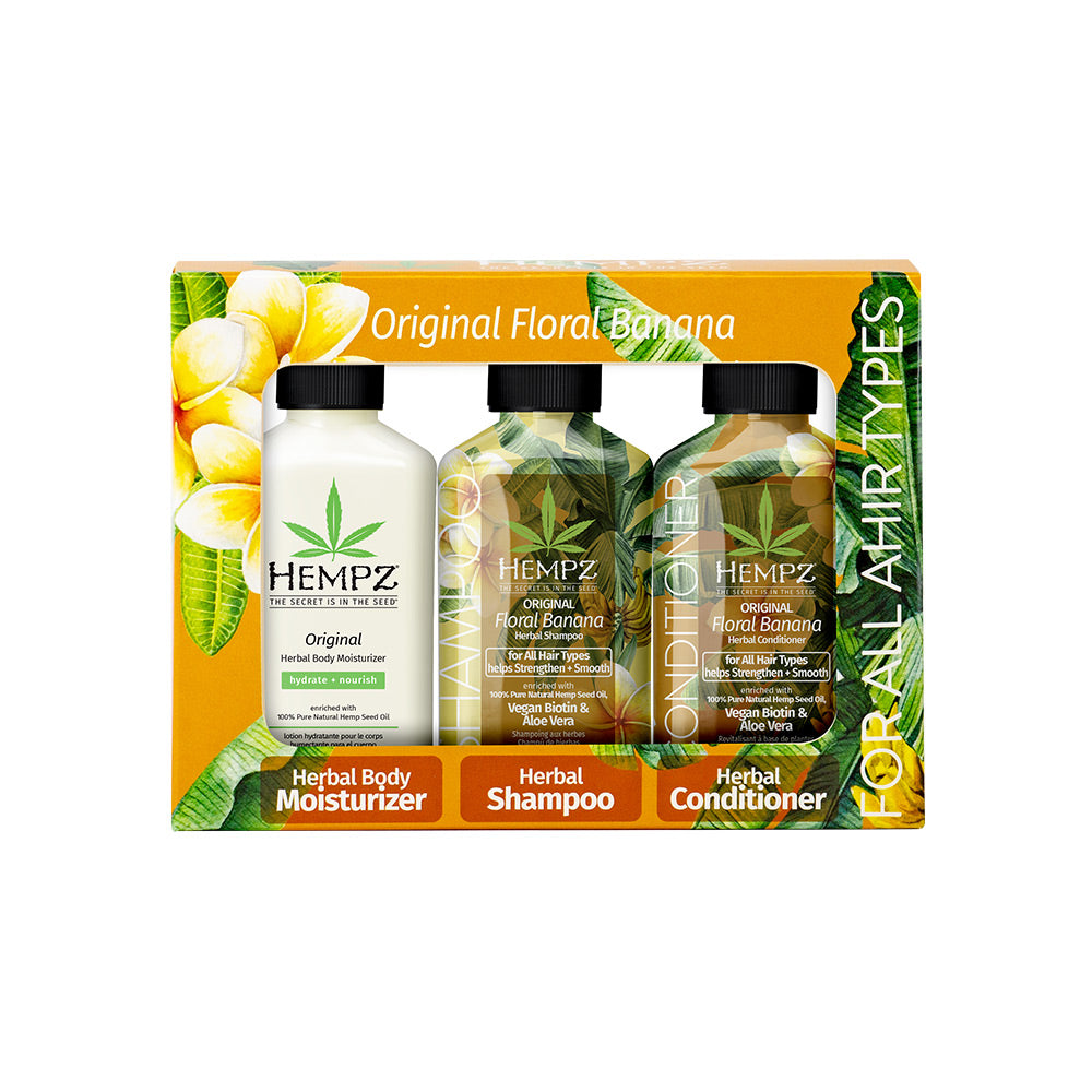 Hempz Original Floral Banana Trio Kit