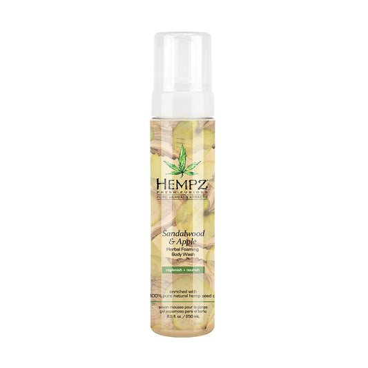 Hempz Sandalwood & Apple Foaming Body Wash (8.5oz) – 12 LEFT!