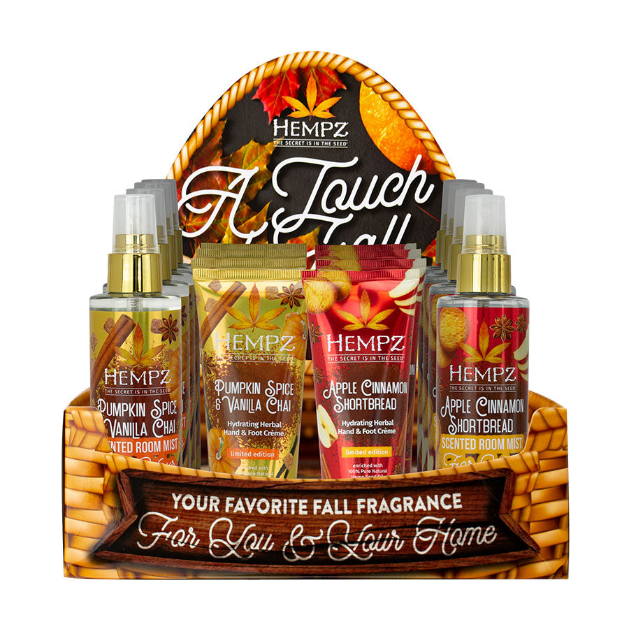 Hempz Touch of Fall Basket Display – 3 LEFT!