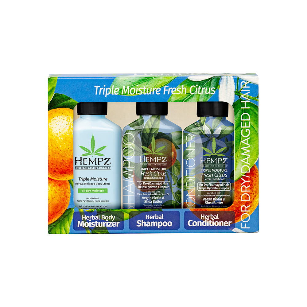 Hempz Triple Moisture Fresh Citrus Trio Kit