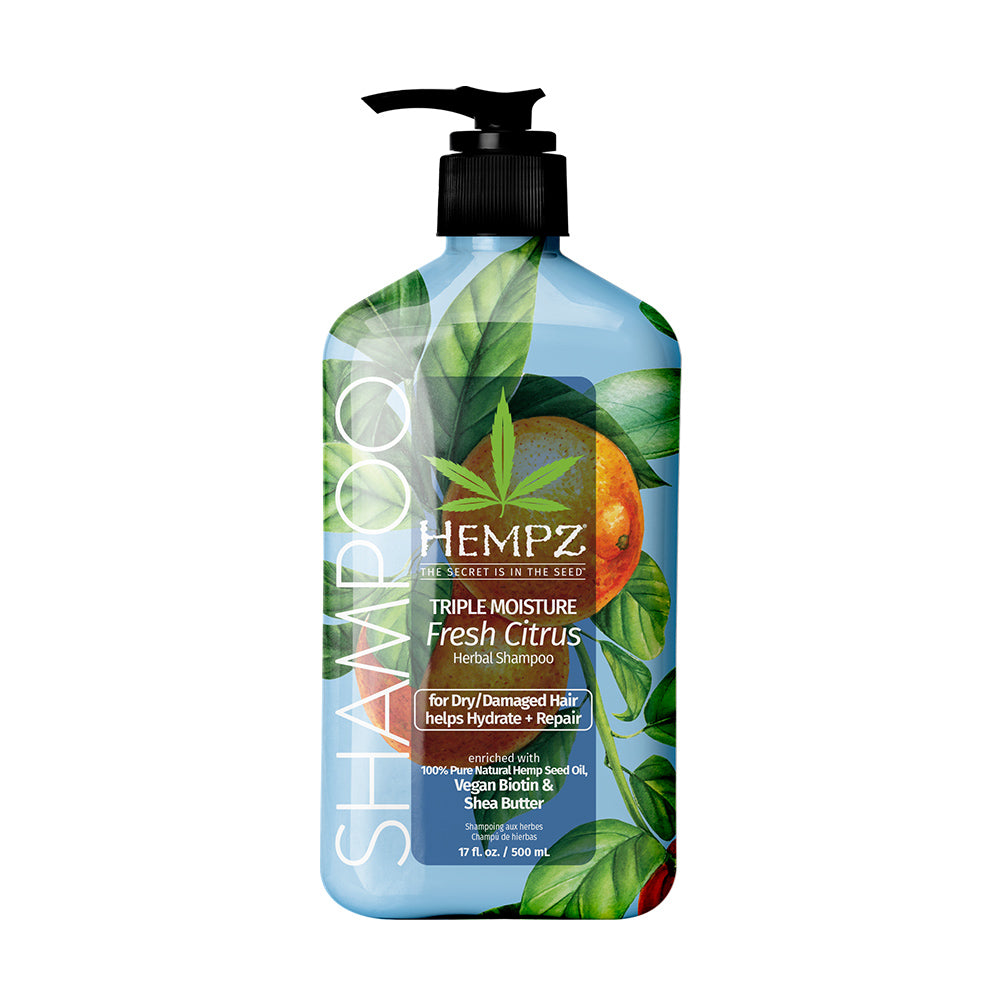 Hempz Triple Moisture Fresh Citrus Shampoo (17oz)