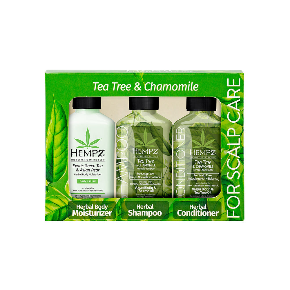 Hempz Tea Tree & Chamomile Trio Kit