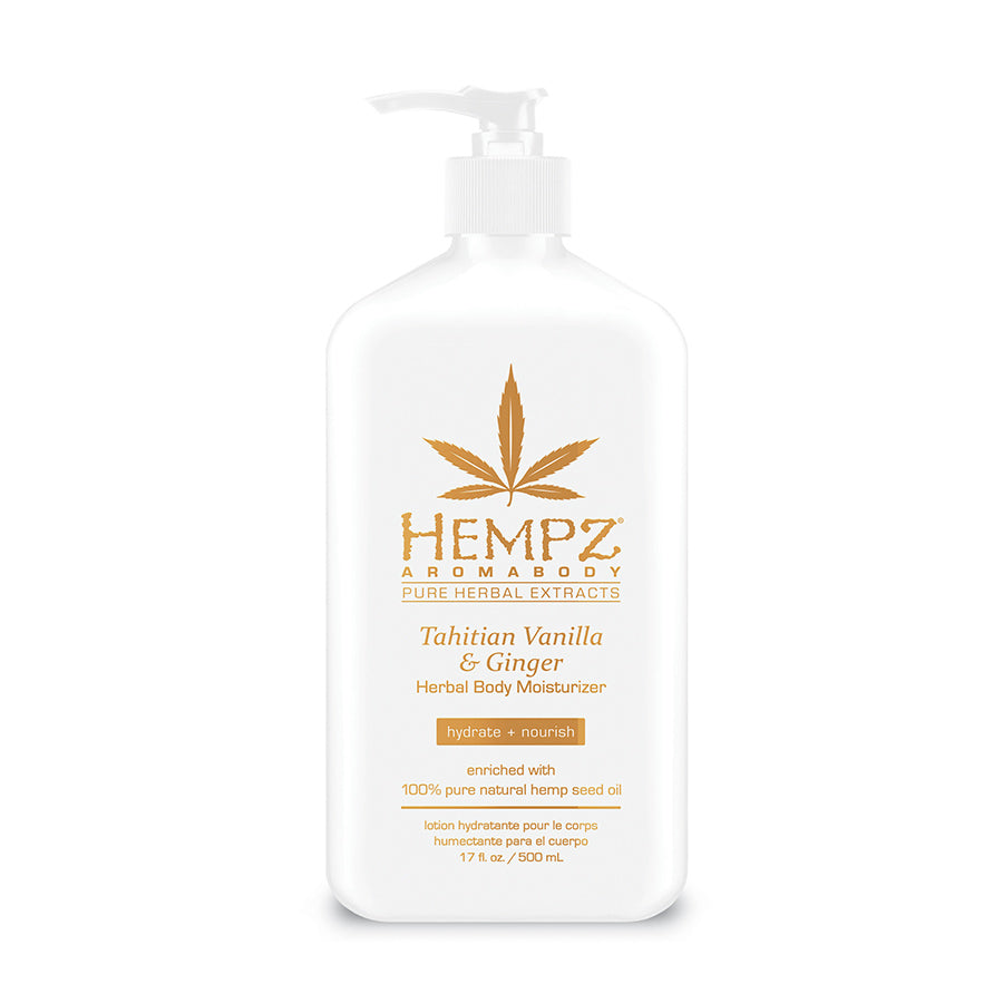 Hempz Tahitian Vanilla & Ginger Moisturizer (17oz)