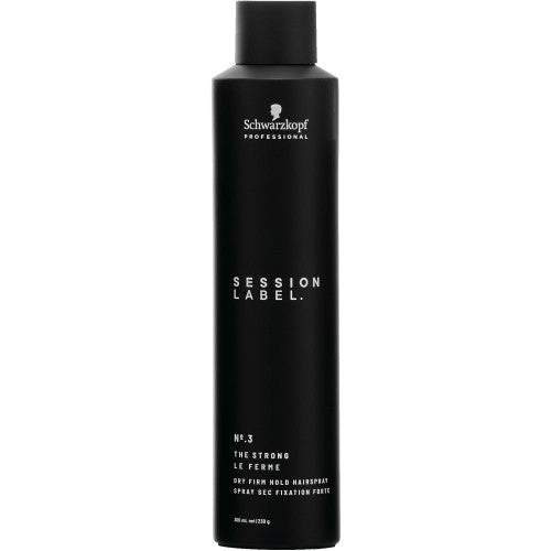 Schwarzkopf Session Label The Strong Dry Firm Hold Hairspray 8.1oz