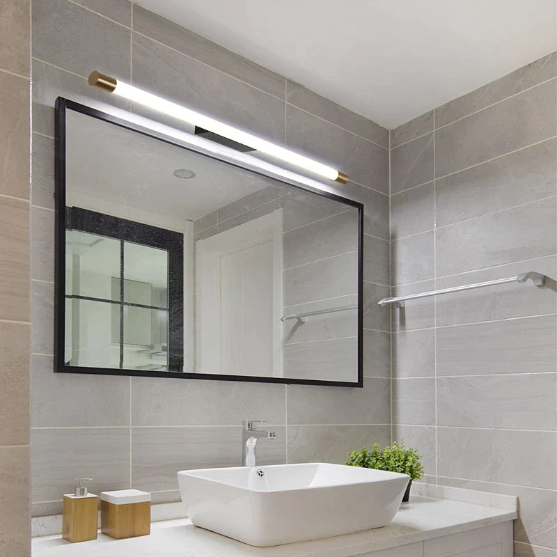 Simple Modern Nordic Black Gold Long Wall