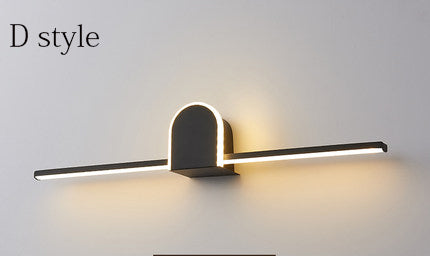 Simple modern led mirror headlight bathroom bathroom