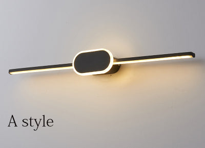 Simple modern led mirror headlight bathroom bathroom