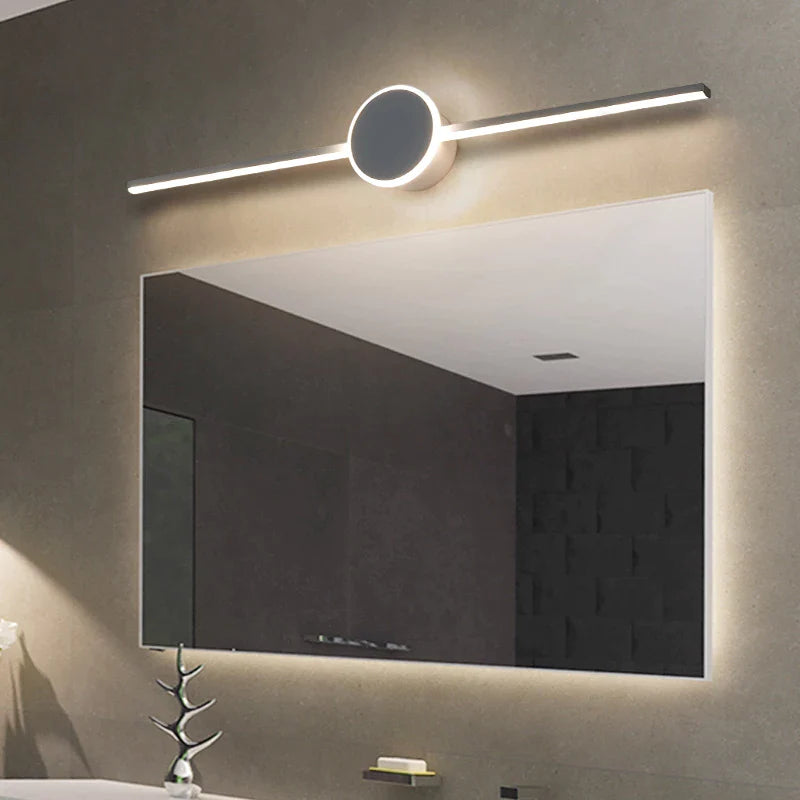 Simple modern led mirror headlight bathroom bathroom