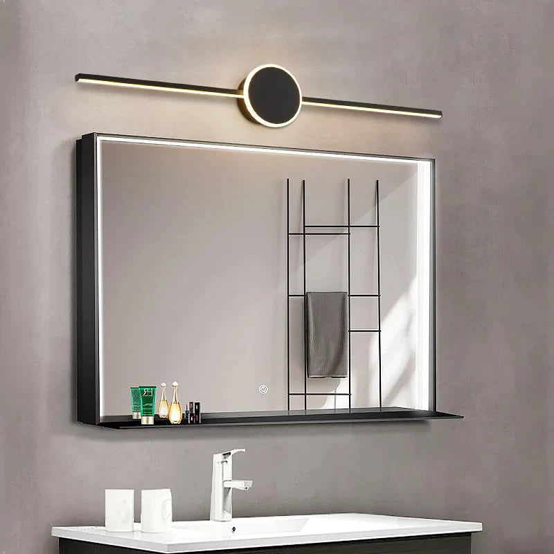 Simple modern led mirror headlight bathroom bathroom