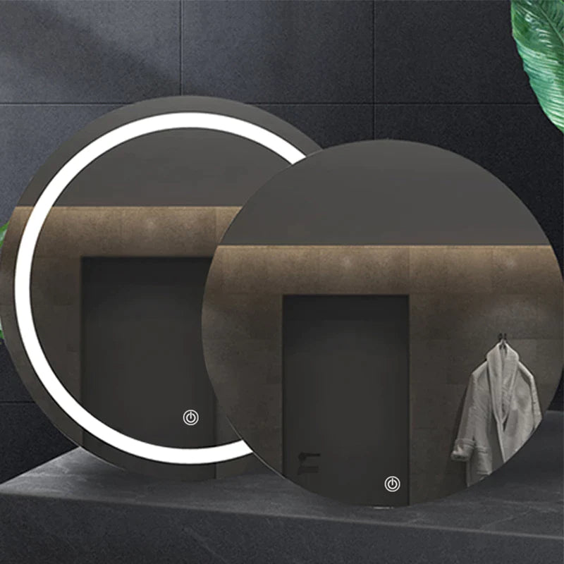 Smart Bathroom Mirror Cosmetic Mirror Circular Wall