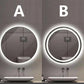 Smart Bathroom Mirror Cosmetic Mirror Circular Wall