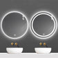 Smart Bathroom Mirror Cosmetic Mirror Circular Wall