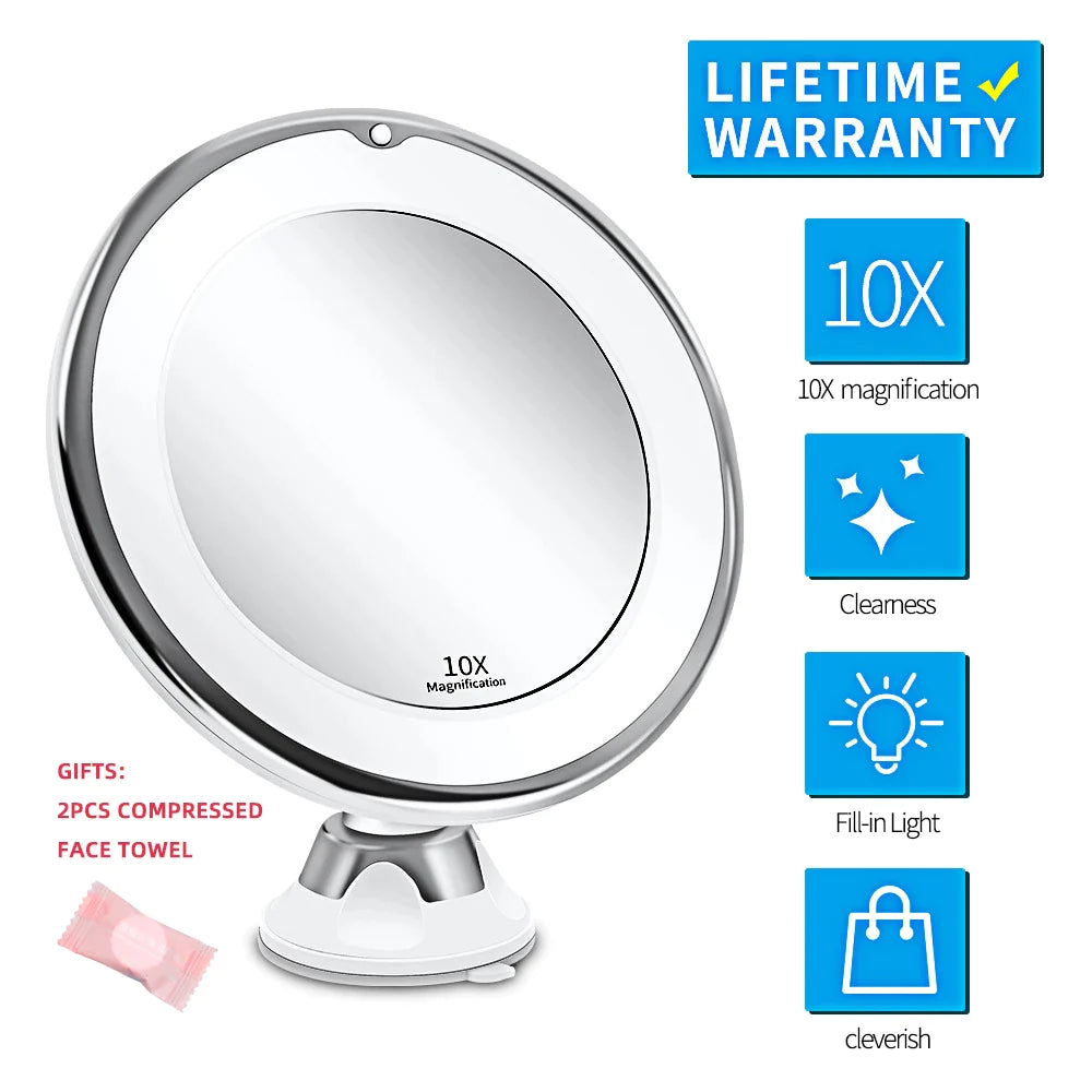 Suwn Makeup Vanity Mirror With 10X Lights