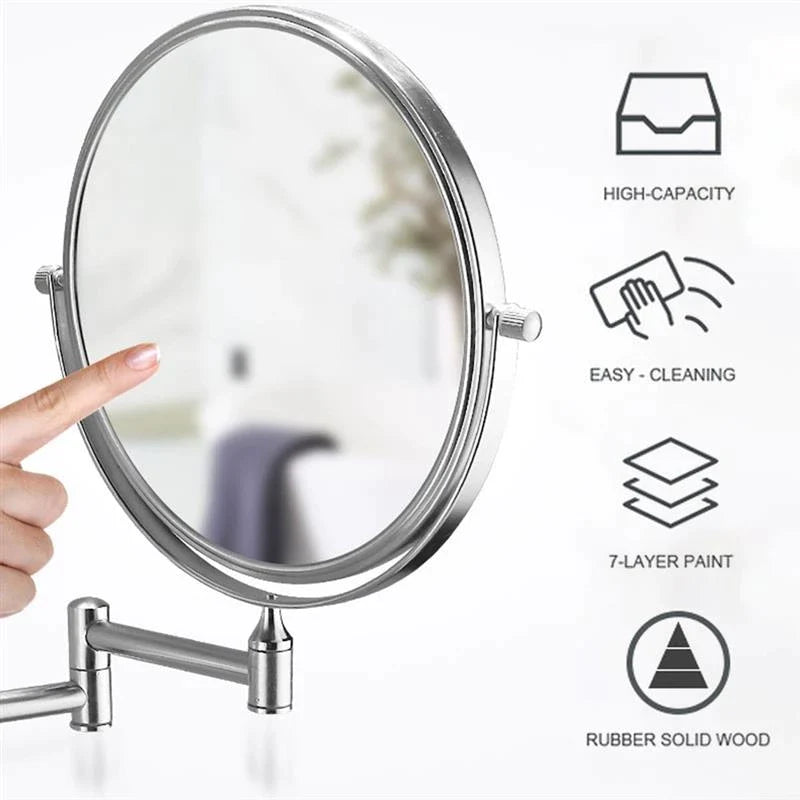 Wall Mounted Makeup Mirror Double Sided 3X