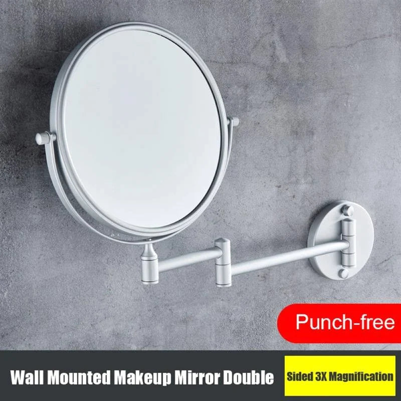 Wall Mounted Makeup Mirror Double Sided 3X