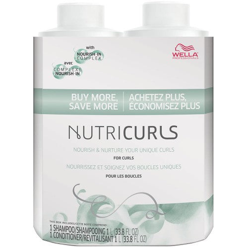 Wella Nutricurls Curls Litre Duo