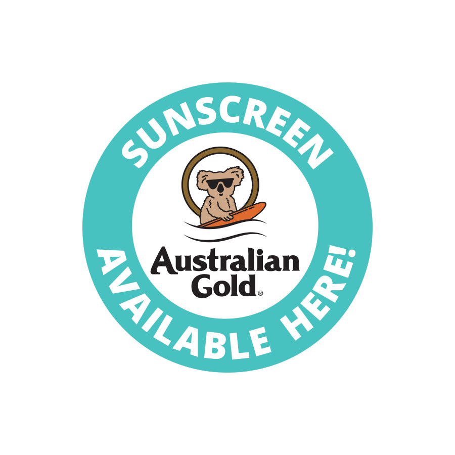 Australian Gold Window Cling English